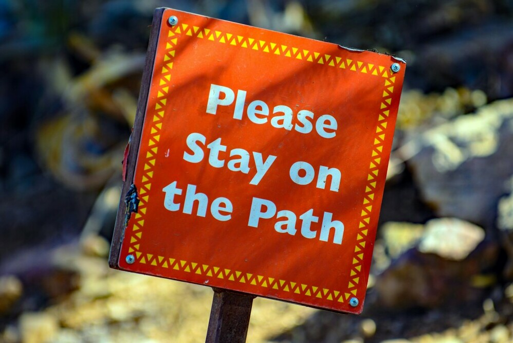 path sign